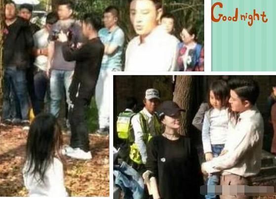 李小璐带甜馨探班贾乃亮，一家三口再度同框！离婚谣言再次中枪！