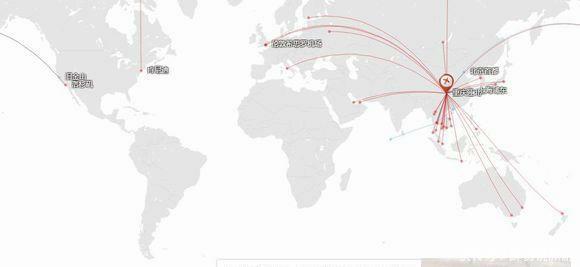 我国主要城市国际直飞航线排名：谁才是真正的国际航空港