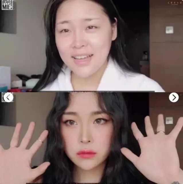 5位美女晒化妆前后照片,最后那个确定是凤姐?网友:不再信网恋!