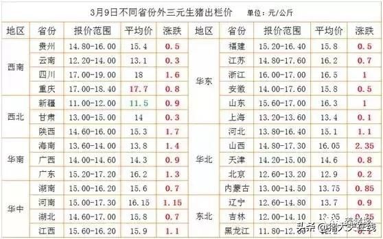 猪价暴涨！全国最高价即将破9块钱！