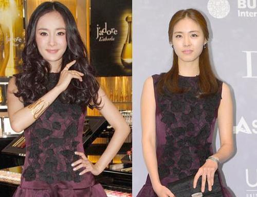 杨幂撞衫凯特王妃同一件衣服, 却穿出两种截然不同的风格