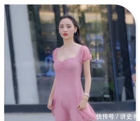 系列■减龄时尚又大气！，街拍：小姐姐“粉红芭比”系列的连衣裙