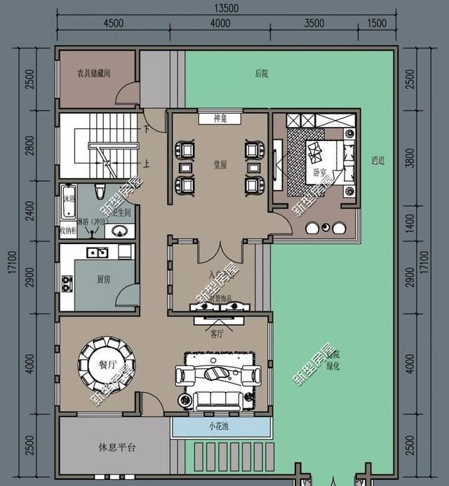  建筑@有鸡有鸭有菜园, 这才是真正的农家院, 5套别墅图纸分享