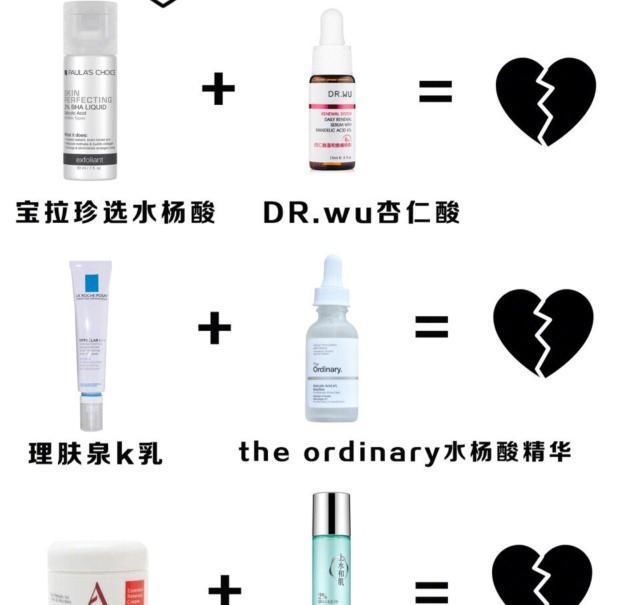  禁忌@护肤品混搭的禁忌 看看有哪些要注意