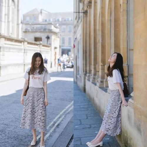 fashion春天要想穿的出彩，你还缺一件蕾丝半裙，性感优雅随你挑