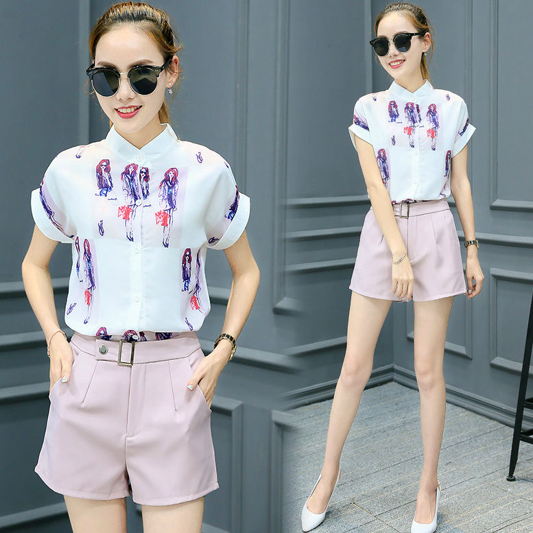 太美了!高腰阔腿短裤套装，超减龄又温婉可人，还有气质女人味