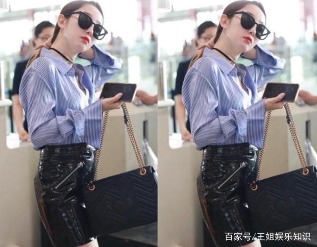 蒋梦婕胆真大！穿一件无扣衬衫就出门，网友：性感到无法直视！