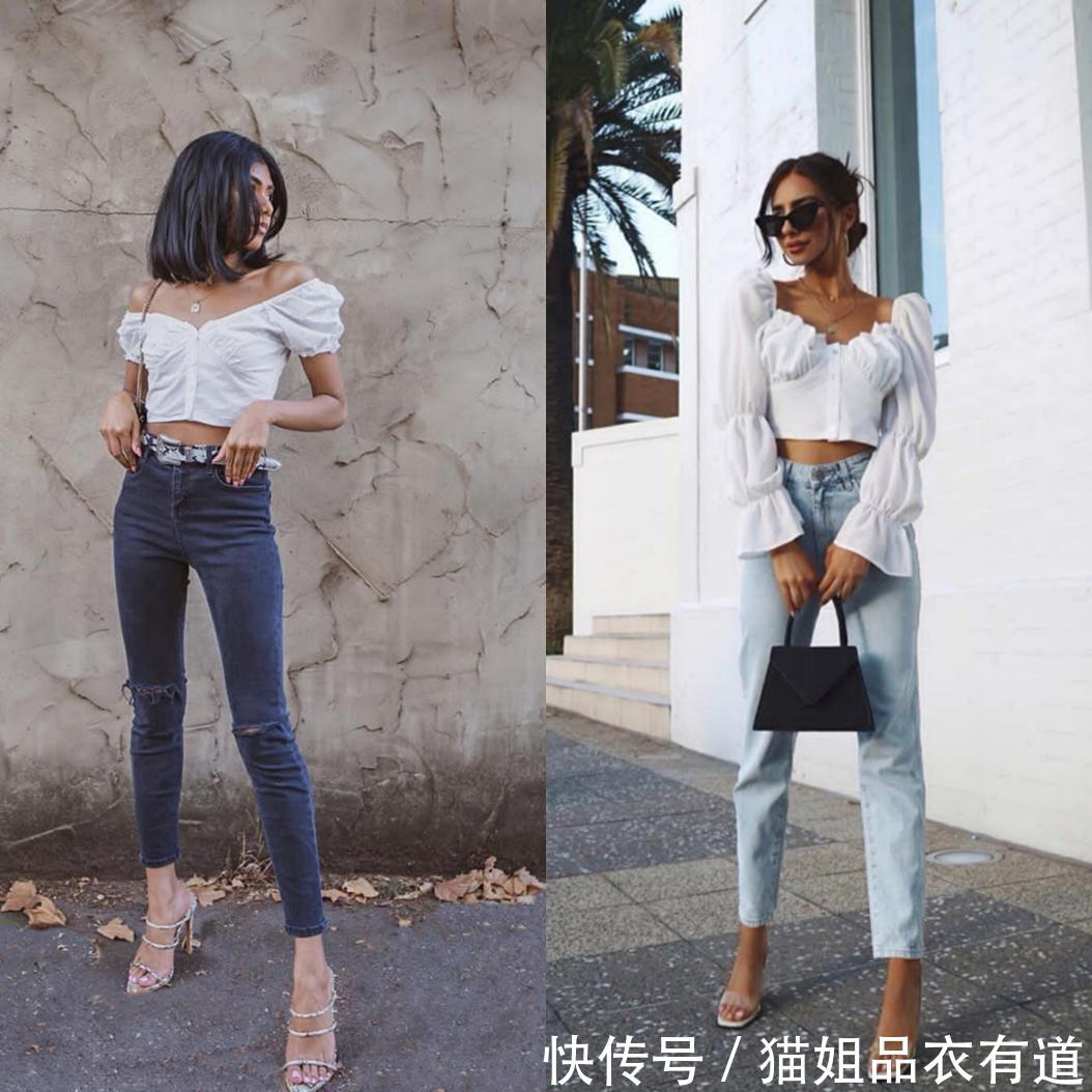  约会■“桃心领”上衣不来一件？约会穿甜美，上学穿时尚，怪不得这么火