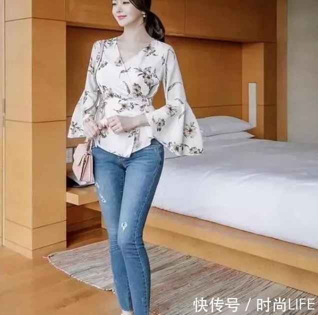 舒适|想穿非常耐磨的牛仔裤,又怕显胖不时尚,这样搭配可以休闲又舒适!