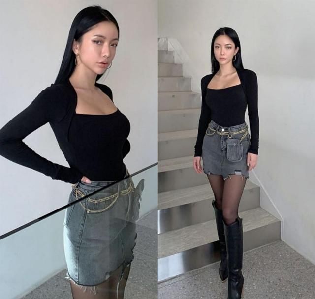  技巧■穿不出模特效果，不是因为你胖，根据脸型穿衣才科学，这里有技巧