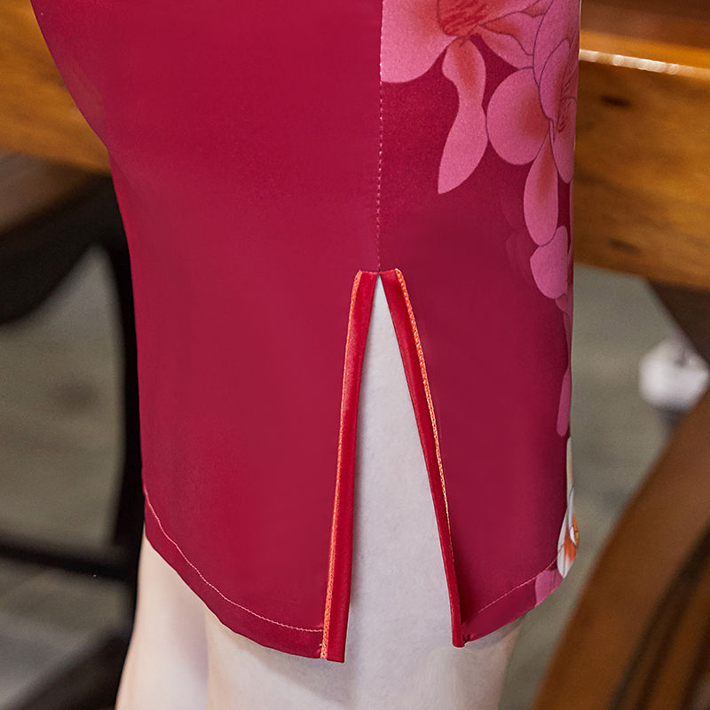 2018年超火的“小女人”旗袍!小姨初次穿，媒人踏破门