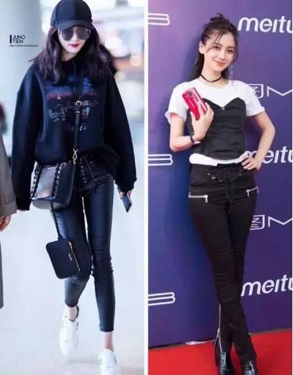 杨颖机场模仿杨幂穿病号服，结果用力过猛，被王珞丹狂甩几条街!