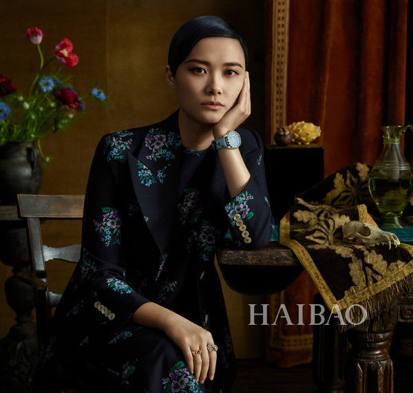 李宇春演绎Gucci全新腕表首饰广告形象大片