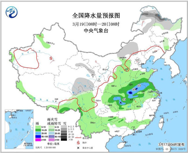 中东部地区将有降温降雨天气过程 北方部分地区将有沙尘天气