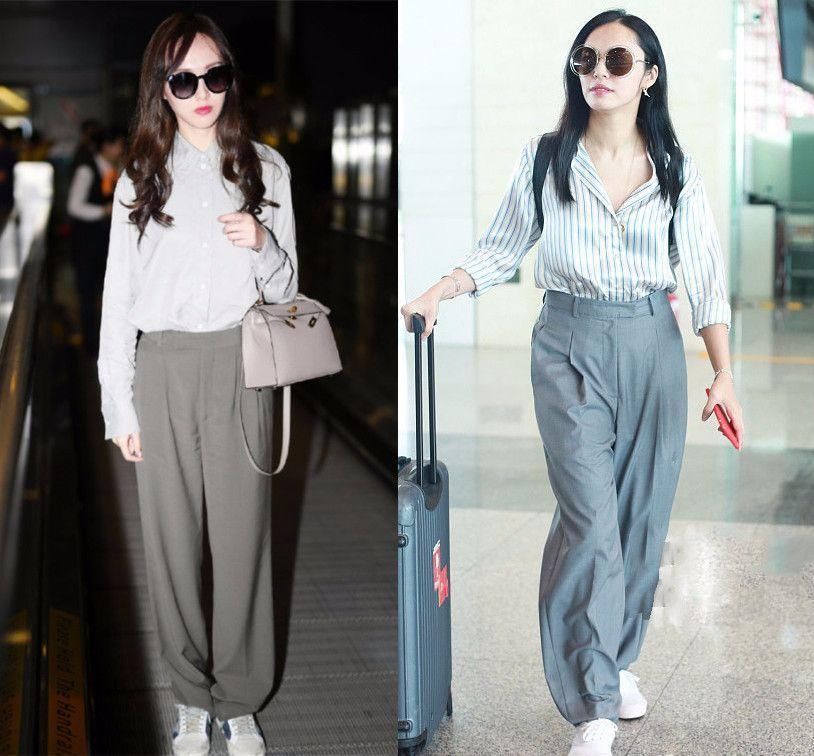 看了姚晨和唐嫣穿这裤子，网友:终于找到不减肥的理由了!