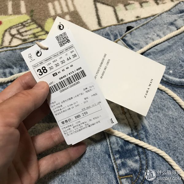 服饰快消品 篇七十五:Zara 破洞装饰牛仔百慕大短裤晒单