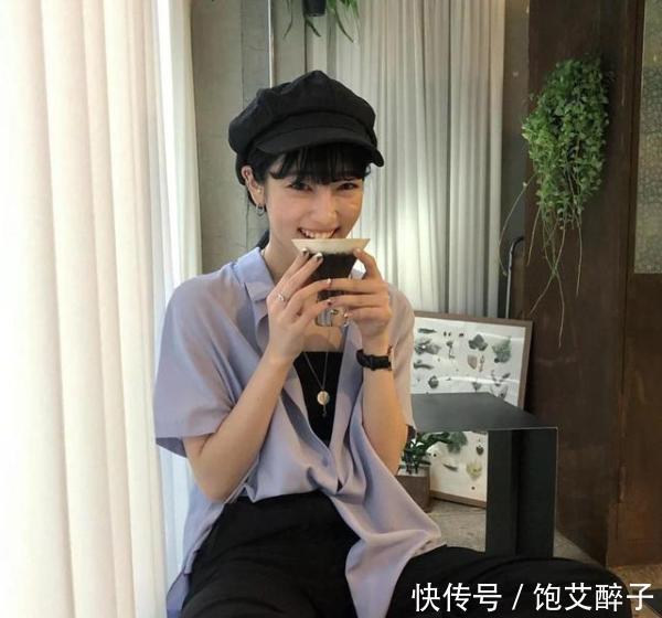「感觉」衬衫外套加上t恤,迷人又有淑女范