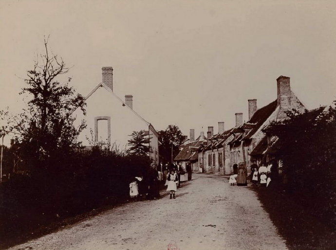 老照片:1870年法国乡村风情