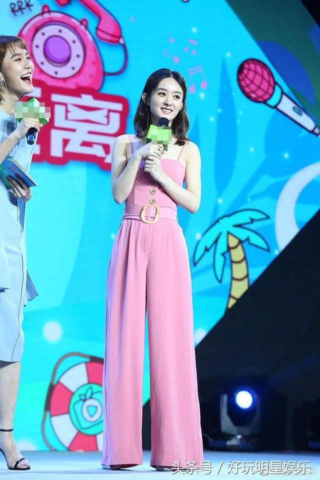 赵丽颖大秀小蛮腰，力破怀孕传言，她公开择偶标准，说的不就是他