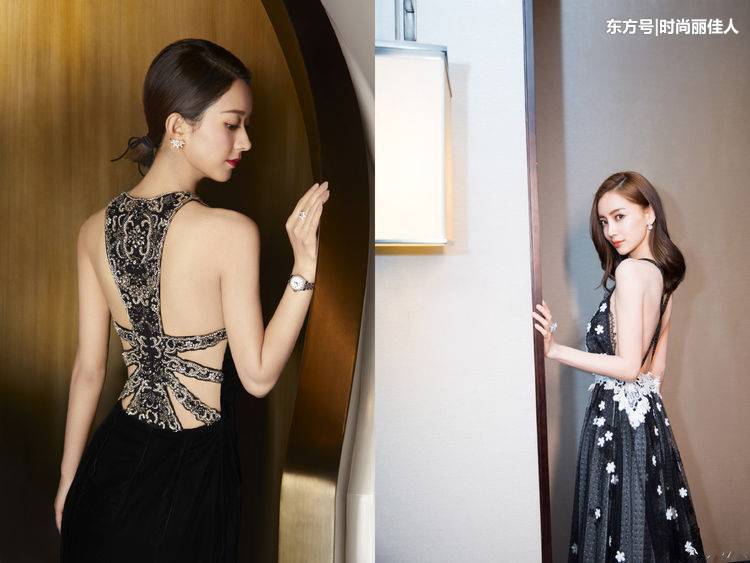 baby跟赵丽颖同穿一条裙子，没想到气质还是输给了赵丽颖