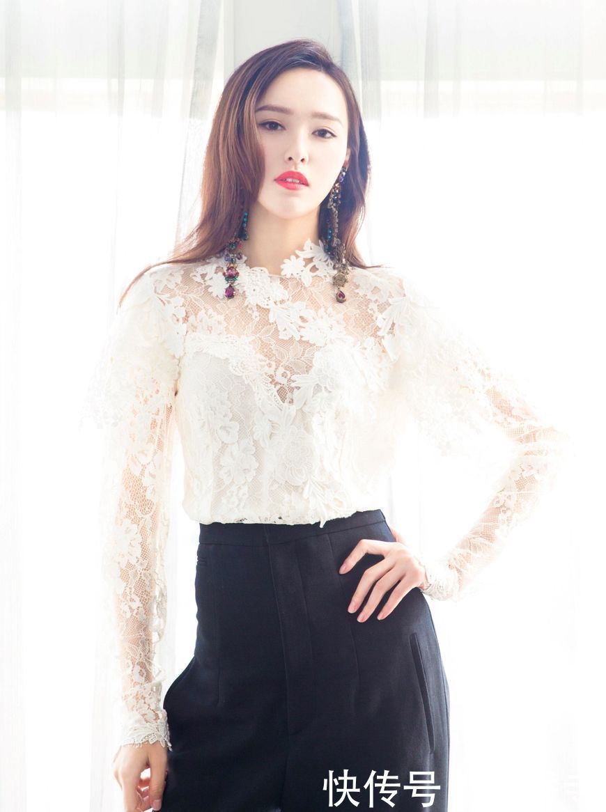 86斤唐嫣和112斤的范冰冰，同穿高腰裤，才发现女人微胖也很好看