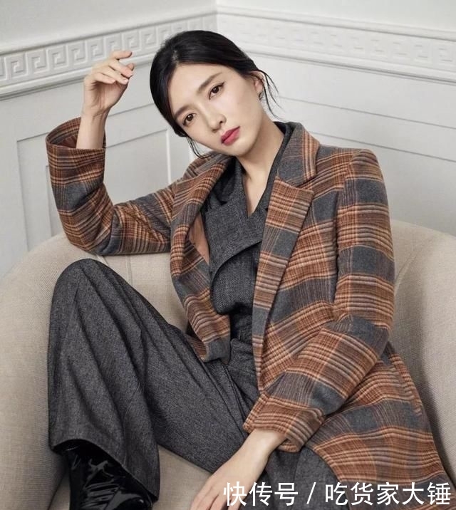  #格纹西装#秋冬必穿的格纹，时髦炸了