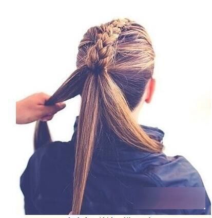 教你编清爽简单辫子发型步骤图解!