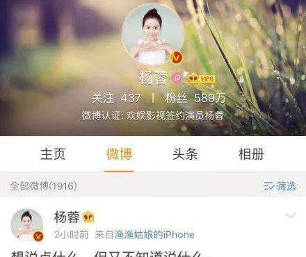 半个娱乐圈都在推荐凤求凰，杨蓉微博九个字回应让人心酸