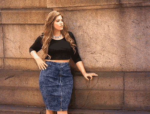 这个女模特体重165斤,却深受很多人的喜欢,网友:颜值决定一切