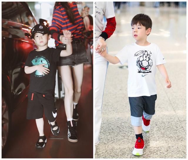 时尚不分年纪！5岁嗯哼牵妈出镜，穿睡衣风衬衫还单手插兜扮酷