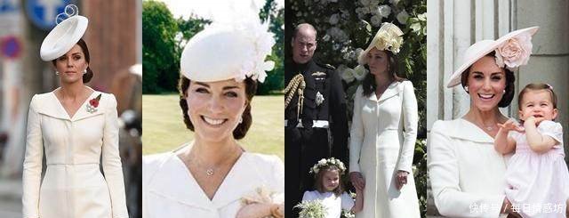 哈里大婚，凯特四穿旧衣低调登场，夏洛特公主吐舌抢镜