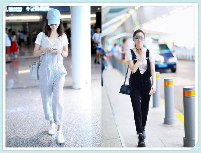 林心如嫩起来无人能及！不过穿条背带裤，就连欧阳娜娜都自愧不如