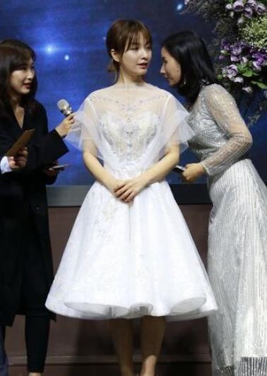 吴昕穿了条很美的裙子，网友们纷纷表示欣赏不了这种美!