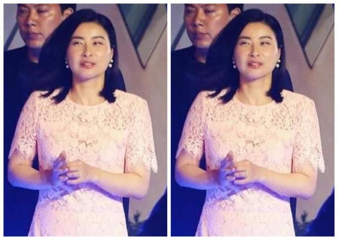 37岁郭晶晶一袭白裙亮相，身材严重走样，网友：真的是一胖毁所有