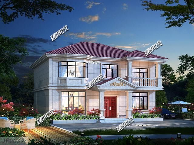 农村最漂亮二层欧式独栋别墅，提前了解不吃亏，图纸看了快收藏