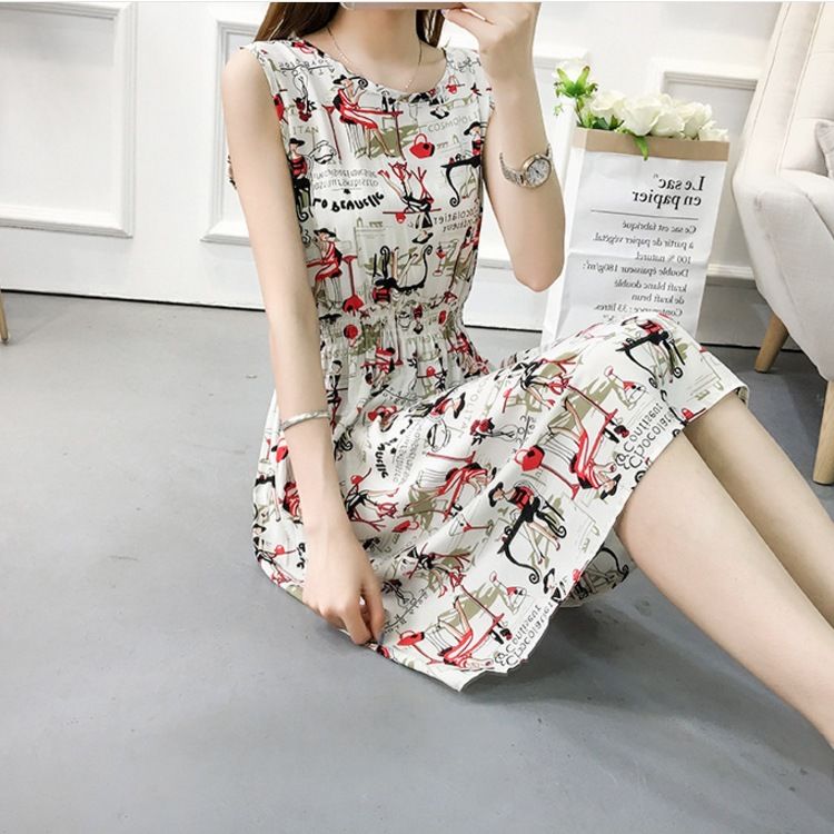 海边渡假，便宜清凉的波西米亚裙秒杀比基尼，景美人美，羡煞路人