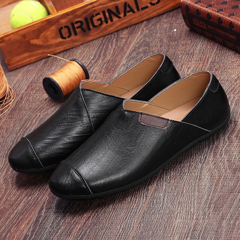 实不相瞒!秋季有种流行叫做“豆豆鞋”，时髦帅气，穿出男人味~