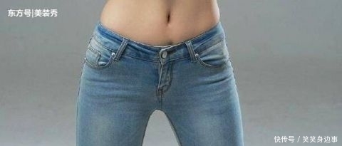 「清爽」清爽迷人的牛仔裤美女,回头率特别高!