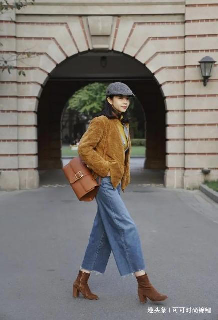#冬季#真正懂时尚的女人,很少穿小黑裤瞧三木博主穿搭,显腰细腿又长