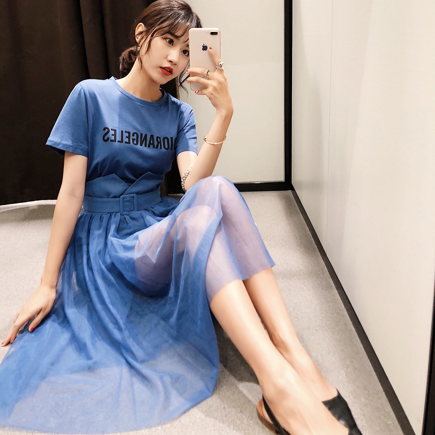 胖人不能穿裙子?不存在!这8款T恤裙，360度无死角的美