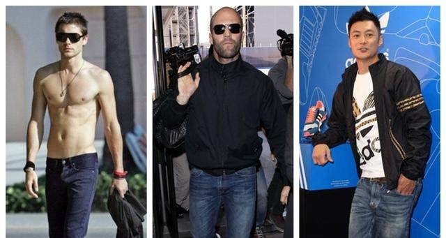 40岁黄晓明机场街拍装嫩，陈伟霆鹿晗最爱的破洞牛仔裤你真敢穿呀