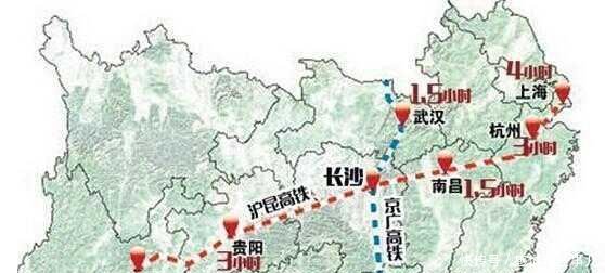  【京广】湖南的三个城市有福了, 入选为国家级枢纽中心