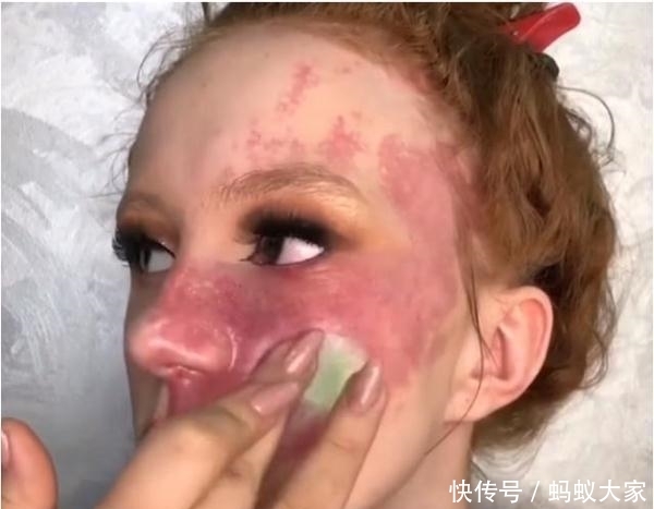 『美到』半张脸都是胎记,化妆后却美到惊艳!网友:化妆师太厉害了