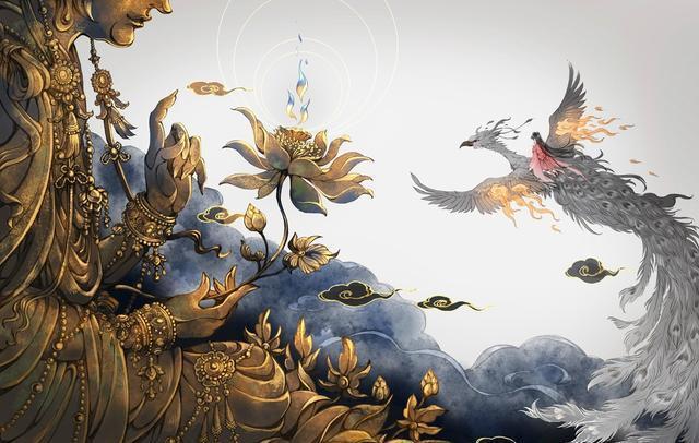 《半面妆》插图绘画的主人公古戈力,将古风人物真实绘画逼真呈现