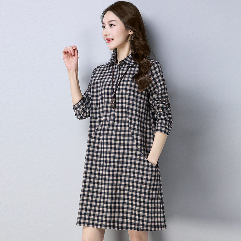 金九银十我们去出游，老婆穿这“棉麻”秋裙，美得路人一眼三回头