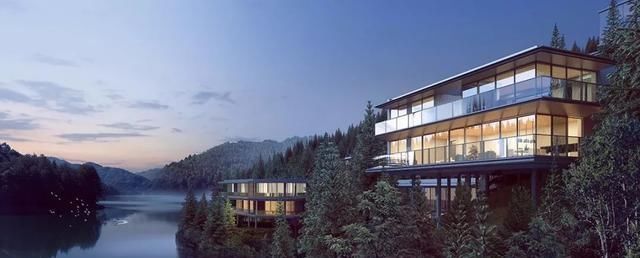 “玻璃盒子”火了，超现代的山地别墅，绿城玩起了“少即是多”