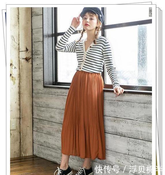 『春夏』春夏不同颜色的长裙搭配示范!掌握了就不会出错的半身裙穿搭技巧