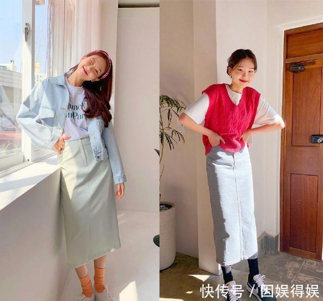 #衬衫#初恋脸再配上清新好看的少女风,打造迷人气质,不会辜负春天