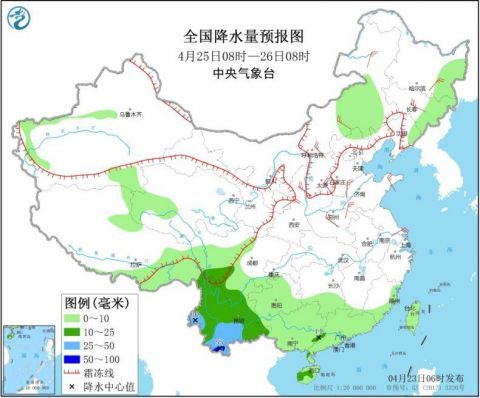  『中到大雨』广西云南等地有中到大雨 华北东北地区多大风天气