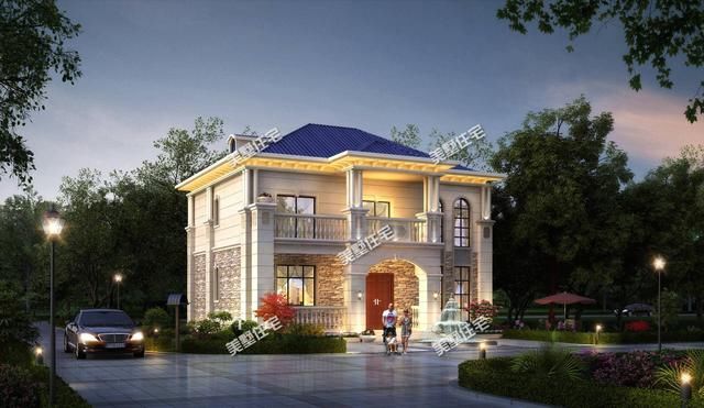 8套二层农村别墅，造价仅25万，款款亮眼